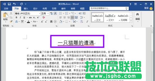 word2013怎样为文字添加下划线