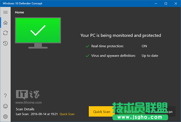 Win10 RS2版Windows Defender概念“应用”如何下载安装 三联