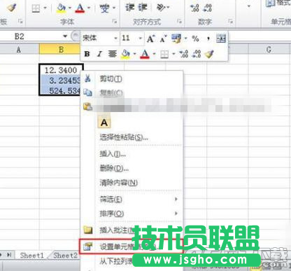 Excel2010中怎么去设置数值格式   三联