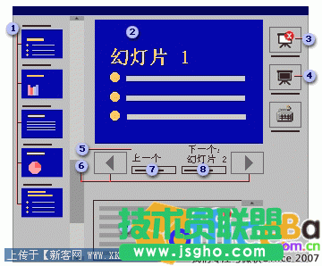 PowerPoint2007 投影设置