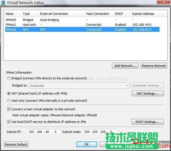 VMware中FreeBSD系统采用NAT方式上网