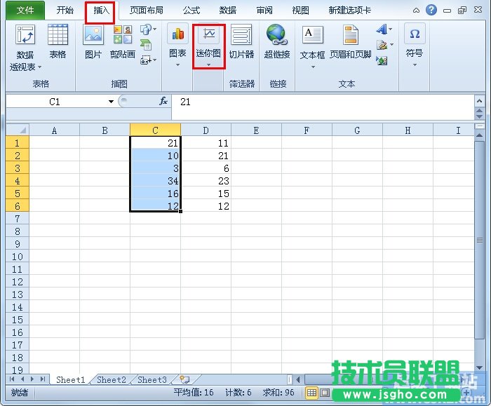 如何使用Excel迷你图功能 三联