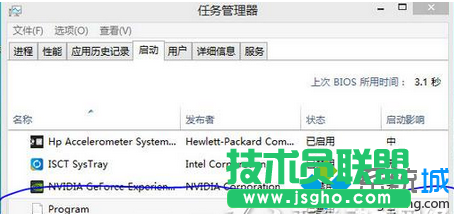 Program启动项