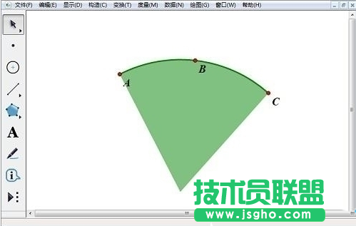 几何画板如何绘制旋转三角形 三联