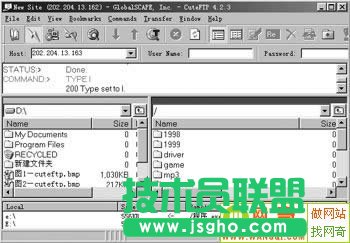 如何使用FTP连接虚拟主机？