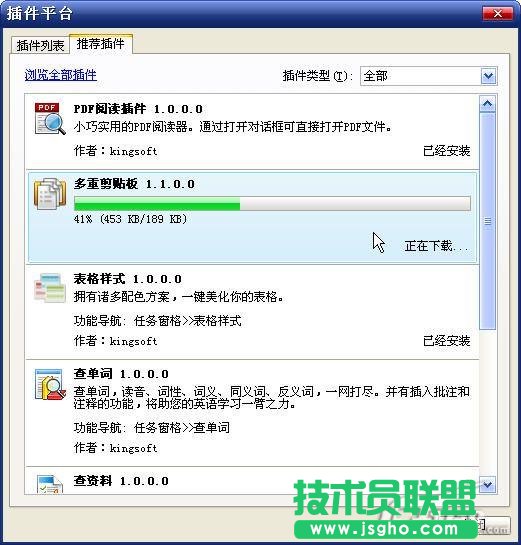 WPS2009插件的实例