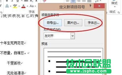 word2013中如何添加项目符号