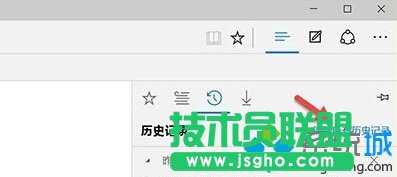 Windows10系统清除Edge浏览器历史记录的步骤4