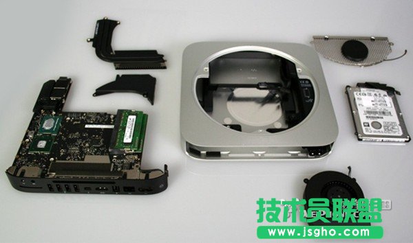 苹果全新Mac mini初步拆解