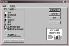 改变PowerPoint超级链接颜色
