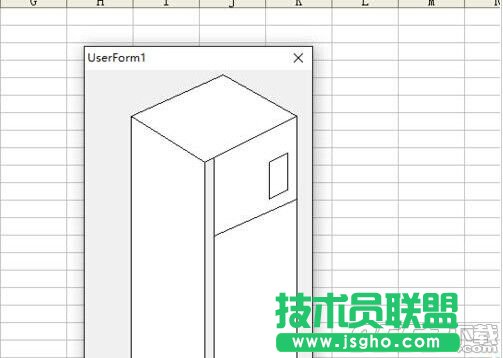 excel中怎么绘制电冰箱图形呢?