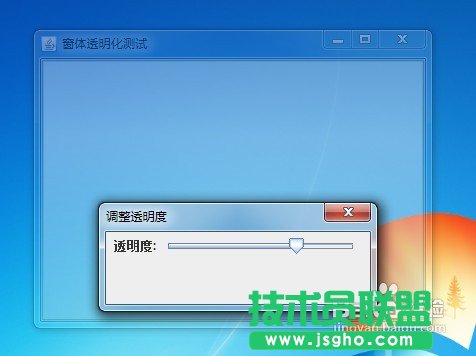 怎样透明Java窗体