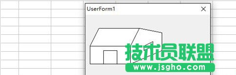 利用excel vba编程在窗体上画一座房子