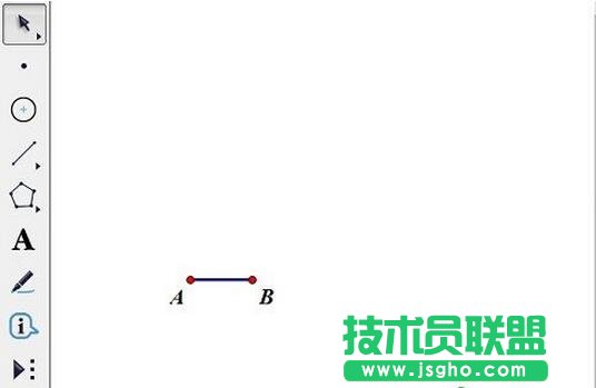 绘制线段AB