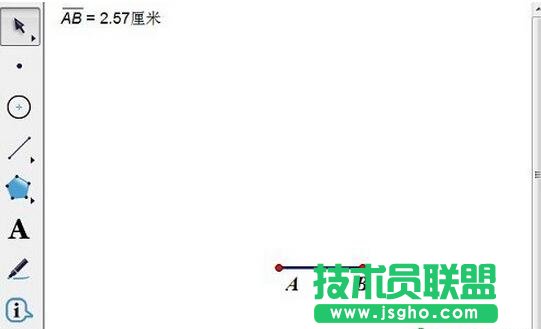 构造线段AB并度量长度