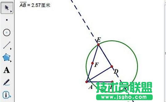 构造线段AD、AE和DE
