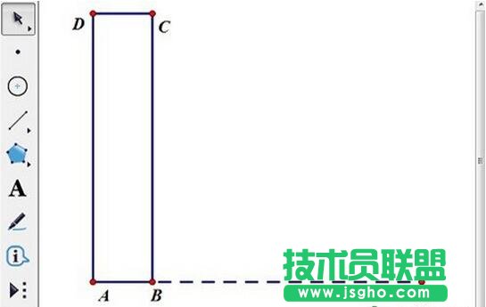 构造矩形ABCD
