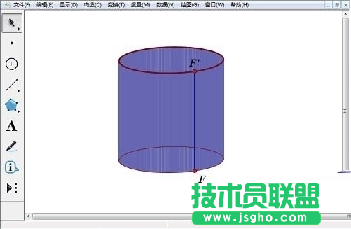 几何画板绘制圆柱