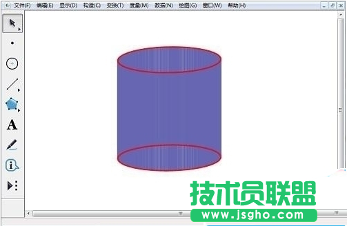 几何画板绘制圆柱教程