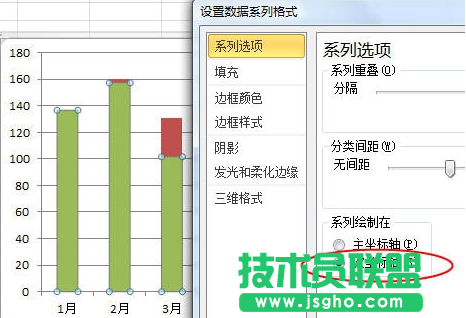 Excel2010如何制作柱形图 三联