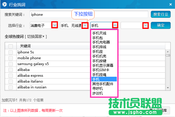 360旺店查找行业热词