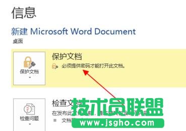 word2013文档如何进行加密保护