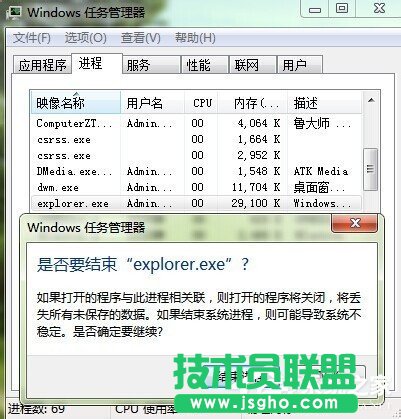 如何解决Win7开机后桌面什么都没有的问题？