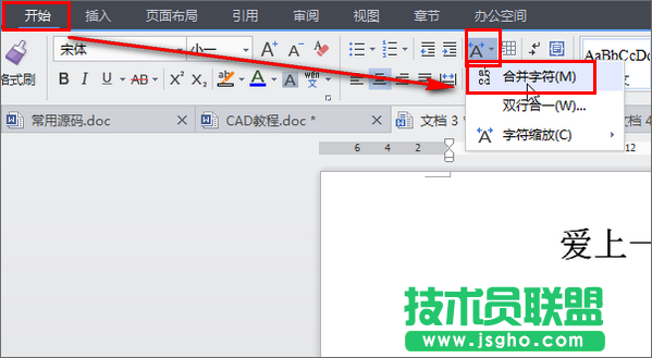 如何在WPS文字中设置特殊文字布局