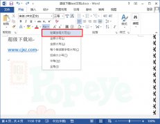 word2013如何进行字符转换