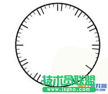 WPS文字怎样制作一个刻度表 三联