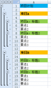Excel数据怎么制作多级分组显示的图表?