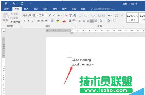 Word中输入英语单词