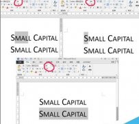 word怎么设置小型大写字母small capitals?
