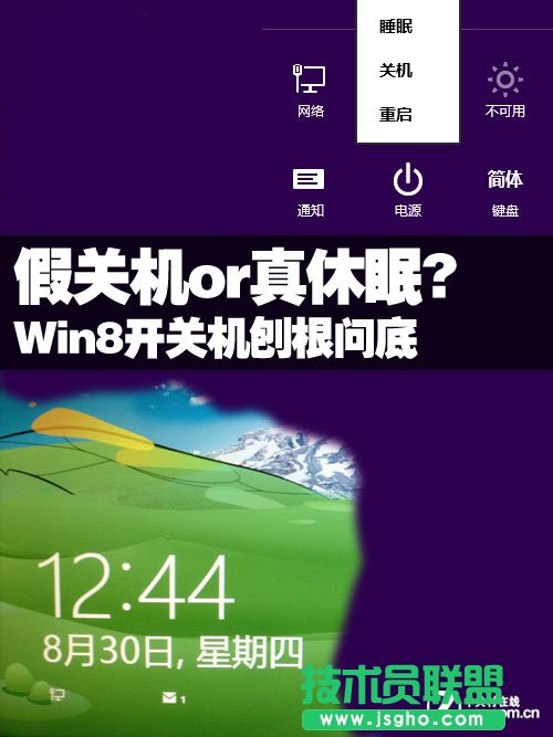 Win8开关机刨根问底 假关机or真休眠? 三联教程