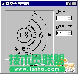 WPS如何输入原子结构图特殊符号