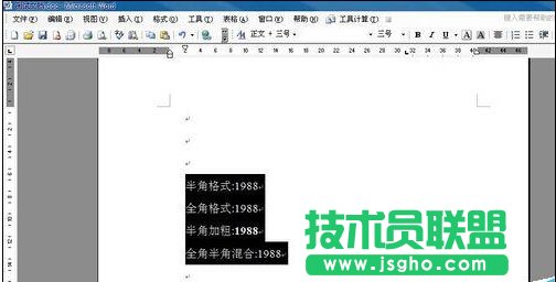 如何用word规范化数字格式