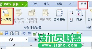 wps表格如何导入txt数据 三联