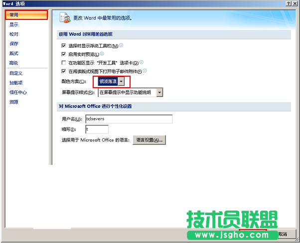 Word2007变换外观主题