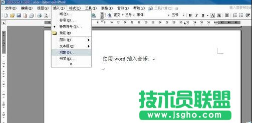 如何在word中插入音乐
