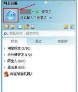 阿里旺旺如何修改显示名