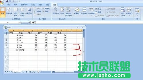 怎么让excel表格首行或首列固定不动