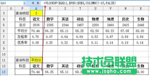 WPS表格制作教程（成绩分析表）
