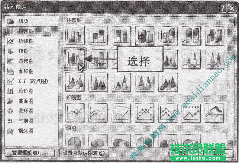 如何在占位符中插入图表