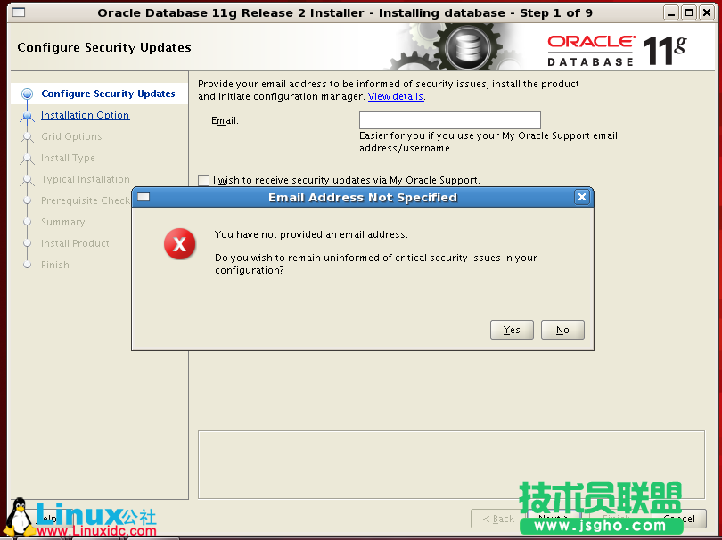 RedHat Linux5.5下Oracle 11g安装图解教程