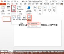 如何批量将图片快速导入到PowerPoint 2013中