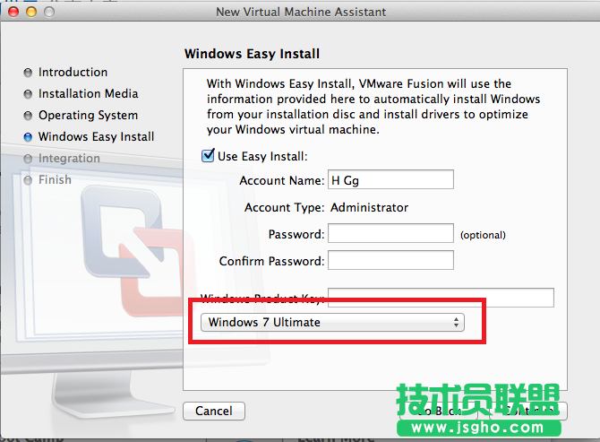 Vmware Fusion 5 安装图文教程