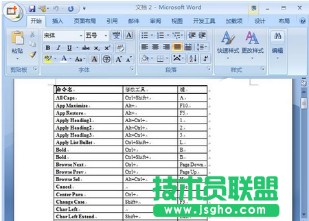Word快捷键