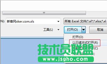 怎么以只读方式打开excel文档？_新客网