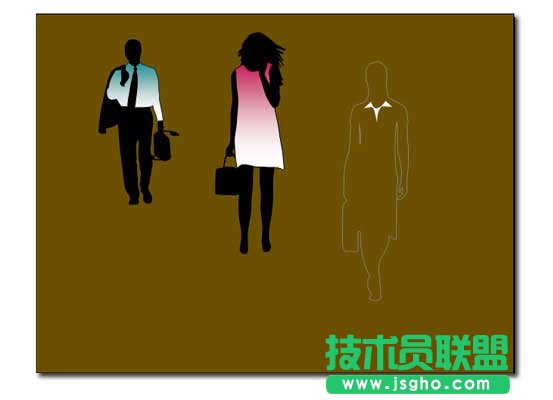 剪影在PPT中的应用