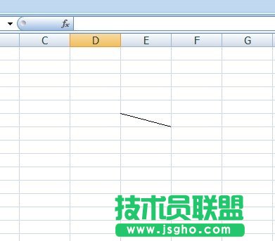 怎样在excel2007中画斜线
